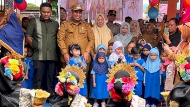 Bupati Maros Resmikan Gedung Baru TK Negeri 16 Dharma Wanita Mandai