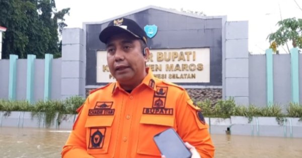 Bupati Maros Keluarkan Kebijakan WFA Bagi ASN Terdampak Banjir dan Cuaca Ekstrim