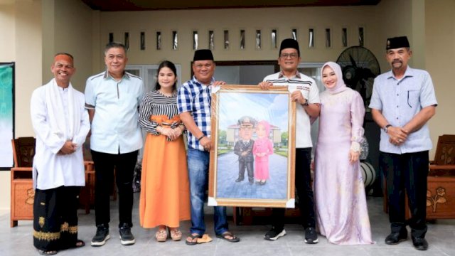 Wabup Abustan Bintang Hadiri Milad Kapolres Barru AKBP Ananda Fauzi Harahap