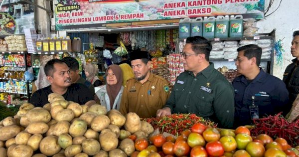 Jelang Idul Fitri 1447 H, Pemkab Maros dan Bapannas Sidak Pasar Tramo
