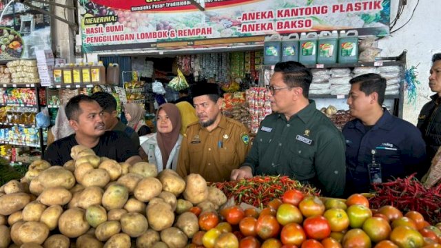 Jelang Idul Fitri 1447 H, Pemkab Maros dan Bapannas Sidak Pasar Tramo
