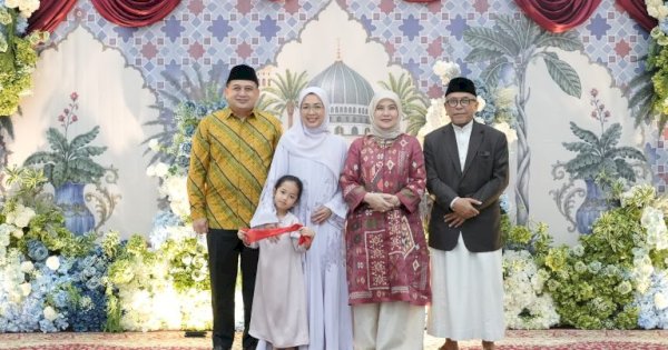 Open House Iduladha di Rujab, Munafri-Aliyah Pererat Kebersamaan Keluarga Besar Pemkot Makassar