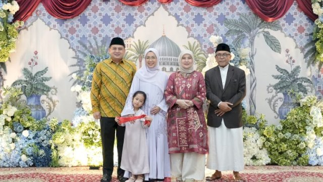 Open House Iduladha di Rujab, Munafri-Aliyah Pererat Kebersamaan Keluarga Besar Pemkot Makassar
