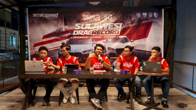 Panitia Simpati 5G Sulawesi Drag Record 2026. (Foto: Istimewa) 