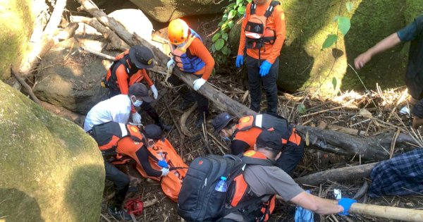 Pasutri Ditemukan Tewas Terseret Arus Sungai Buakkang Gowa