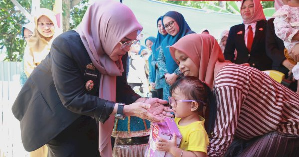 Hadiri Launching P3S, Bupati Andi Ina Minta Seluruh Posyandu Perhatikan Anak-anak