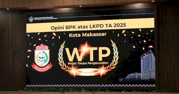 Makassar Raih WTP Kelima Berturut-turut, Appi Tegaskan Komitmen Tindak Lanjut Rekomendasi BPK