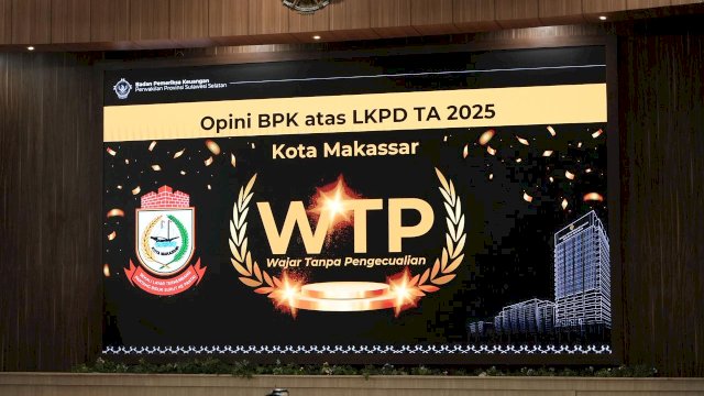 Makassar Raih WTP Kelima Berturut-turut, Appi Tegaskan Komitmen Tindak Lanjut Rekomendasi BPK