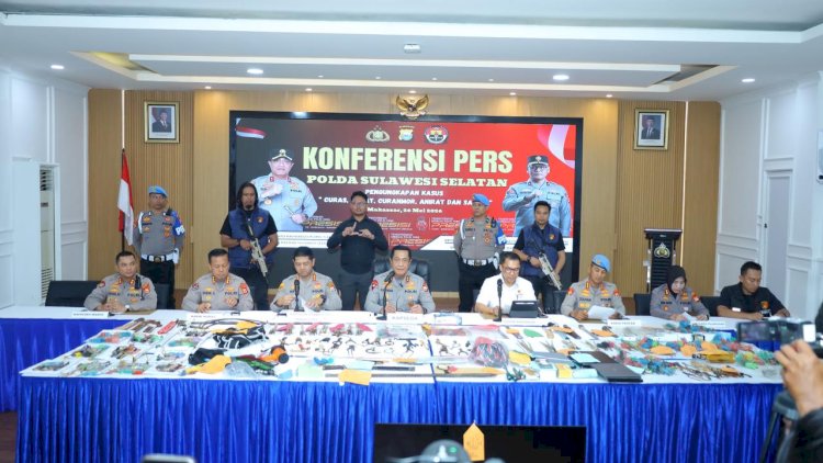 Polda Sulsel Ungkap 176 Pelaku Jalanan Ditangkap Selama Periode Mei 2026&nbsp;
