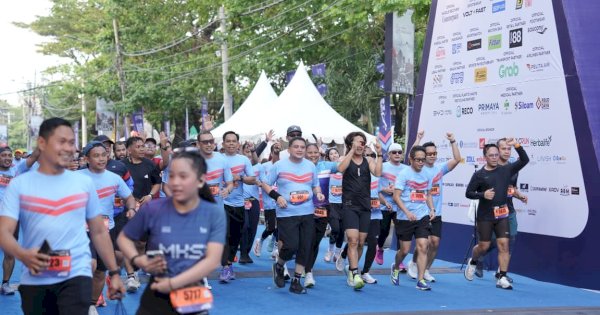 Wali Kota Makassar Ikut Finish Bersama Ribuan Runners 10K MHM 2026