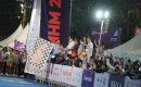 Ribuan Peserta Makassar Half Marathon (MHM) Tumpah Ruah di Losari