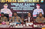 Polisi Bongkar Peredaran Narkoba Jaringan Internasional di Makassar, Sita 1,45 Kg Sabu&nbsp;