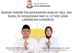 Karebosi Jadi Pusat Salat Idul Adha Kota Makassar, Kurban Presiden Disembelih di Masjid At-Taqwa
