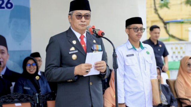 Wakil Bupati Barru Pimpin Upacara Peringatan HAB Ke-80 Tingkat Kabupaten Barru&nbsp;