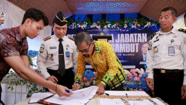 Sekda Barru Hadiri Pisah Sambut Kepala Rutan Kelas II B Barru