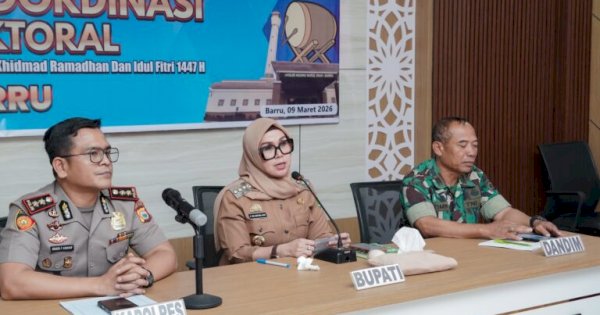 Pemkab Barru bersama Polres Barru Perkuat Sinergi Jelang Hari Raya Idulfitri 1447 H 