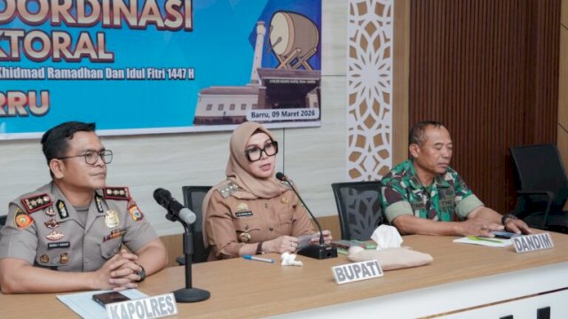 Pemkab Barru bersama Polres Barru Perkuat Sinergi Jelang Hari Raya Idulfitri 1447 H&nbsp;