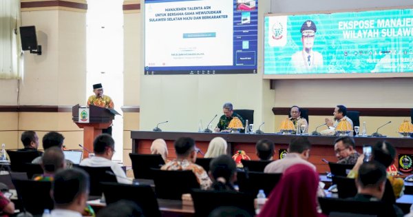 Ekspose Manajemen Talenta oleh BKN RI, Gubernur Sulsel: Permudah Penempatan ASN Berkualitas