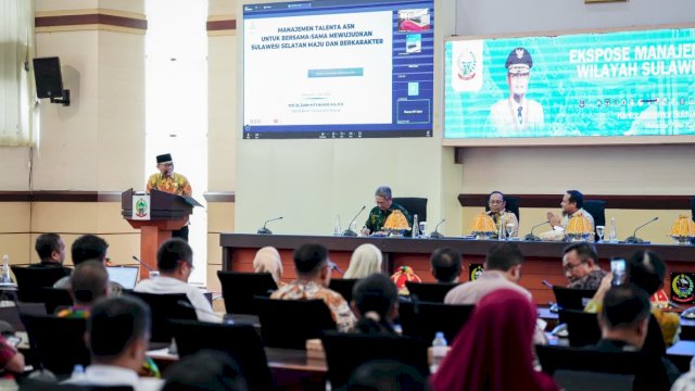 Ekspose Manajemen Talenta oleh BKN RI, Gubernur Sulsel: Permudah Penempatan ASN Berkualitas