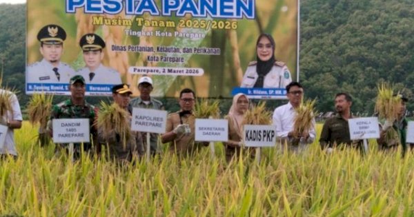Pemkot Parepare Komitmen Perkuat Sektor Pertanian, Pesta Panen 2025-2026 Berlangsung Meriah