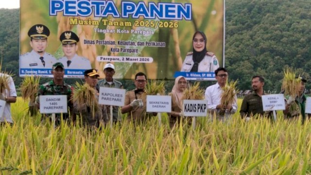 Pemkot Parepare Komitmen Perkuat Sektor Pertanian, Pesta Panen 2025-2026 Berlangsung Meriah