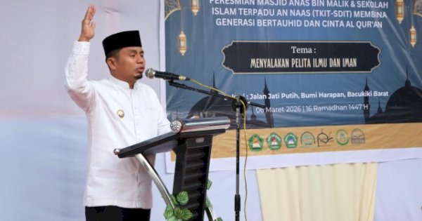 Resmikan Masjid Anas Bin Malik, Tasming Hamid: Jadikan Masjid Pusat Pembinaan Umat