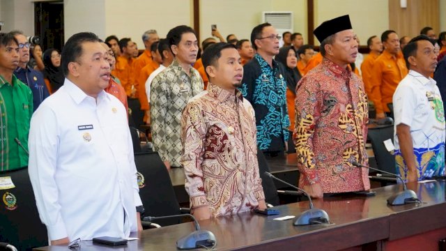 Parepare Perkuat Kebijakan Berbasis Data, Tasming Hamid Hadiri Penandatanganan MoU Statistik di Makassar