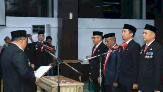 Bupati Takalar Resmi Lantik 4 Eselon II, Siapkan Rotasi Berkala Tiap 2,5 Tahun
