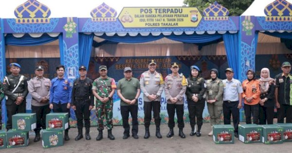 Bupati Takalar Dampingi Kapolda Sulsel Tinjau Pos Ketupat 2026