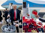 Rombongan Trump Buang Semua Hadiah dari China Sebelum Pulang ke AS