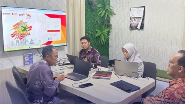 Bappeda Kota Makassar Bahas PDRB Bersama Pemkot Surabaya