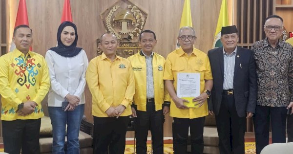 Bahlil Serahkan Diskresi Maju Musda Golkar Sulsel ke IAS, Nurdin Halid Ikut Mendampingi