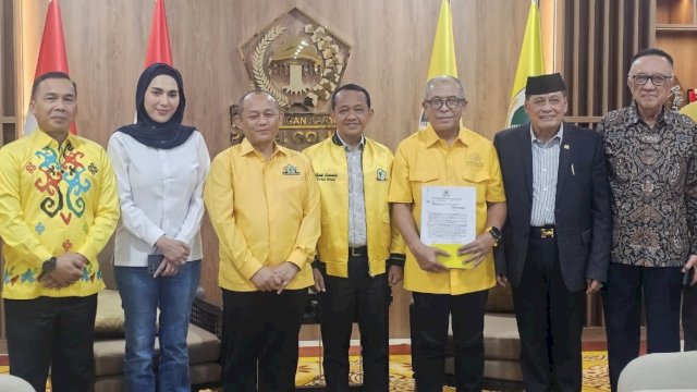 Bahlil Serahkan Diskresi Maju Musda Golkar Sulsel ke IAS, Nurdin Halid Ikut Mendampingi