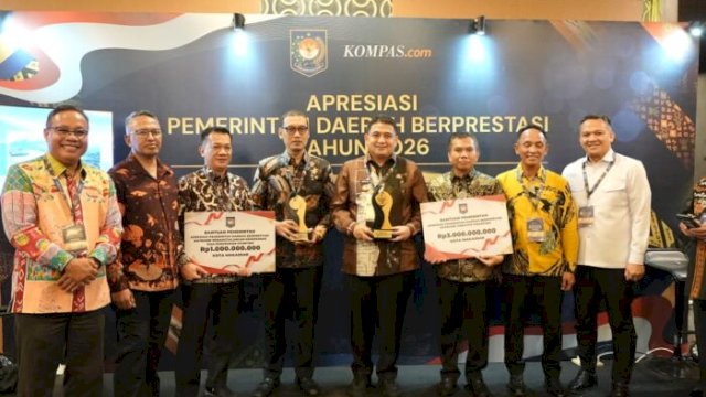 Kemendagri Nobatkan Kota Makassar Terbaik I Creative Financing, Dapat Insentif Rp3 Miliar