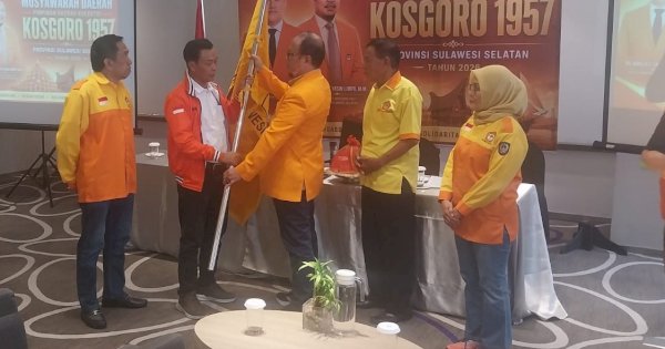 Haris Yasin Limpo Kembali Pimpin Kosgoro 1957 Sulsel Periode 2026-2031