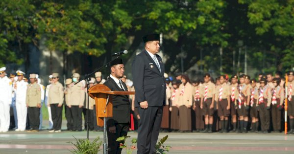 Pimpin Upacara Hari Lahir Pancasila, Munafri Harap Warga Jaga Harmoni dan Persatuan
