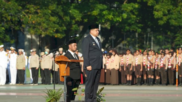 Pimpin Upacara Hari Lahir Pancasila, Munafri Harap Warga Jaga Harmoni dan Persatuan