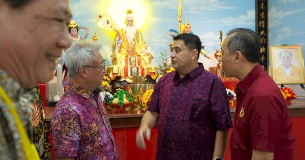 Kota Makassar Kian Toleran, Wali Kota Resmikan Kelenteng Ji Li Gong sebagai Simbol Kerukunan