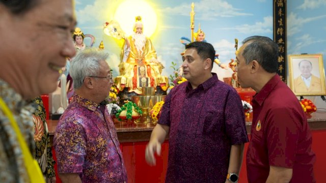 Kota Makassar Kian Toleran, Wali Kota Resmikan Kelenteng Ji Li Gong sebagai Simbol Kerukunan