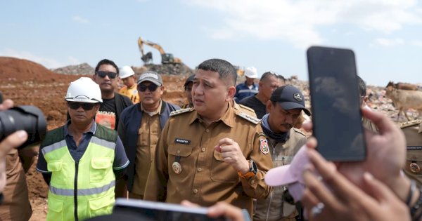 Wali Kota Munafri Tinjau Progres Pembenahan TPA Antang, Target Lepas dari Sistem Open Dumping