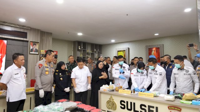 Polda Sulsel Musnahkan Puluhan Kg Narkoba Sepanjang 2026