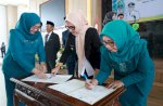Bupati Andi Ina Kartika Lantik Ketua dan Pengurus TP PKK Tingkat Kecamatan dan Kelurahan se-Kabupaten Barru