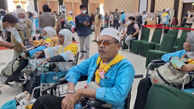 Jemaah Penyandang Disabilitas Bersyukur Seluruh Rukun Haji Dapat Ditunaikan&nbsp;
