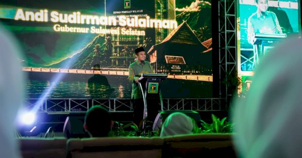 Pelantikan PPP Sulsel, Gubernur Andi Sudirman Ajak Perjuangkan Dukungan Pusat untuk Pembangunan Daerah