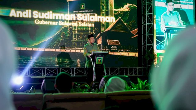 Pelantikan PPP Sulsel, Gubernur Andi Sudirman Ajak Perjuangkan Dukungan Pusat untuk Pembangunan Daerah