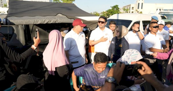 Wali Kota dan Wakil Wali Kota Makassar Meriahkan HUT Bhayangkara ke-80 Polrestabes 