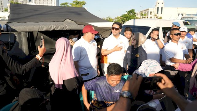 Wali Kota dan Wakil Wali Kota Makassar Meriahkan HUT Bhayangkara ke-80 Polrestabes&nbsp;
