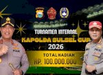 Pemain PSM Makassar Ramaikan Turnamen Kapolda Sulsel Cup 2026&nbsp;