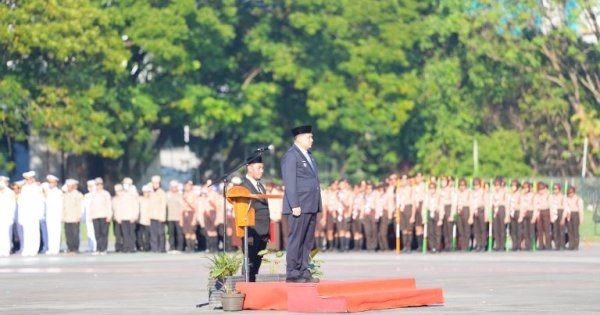 Bapenda Makassar Hadiri Upacara Peringatan Hari Lahir Pancasila 2026