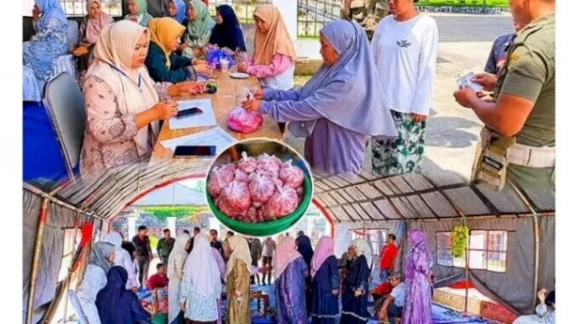 Ratusan Warga Takalar Nikmati Daging Kurban dari Bupati Daeng Manye